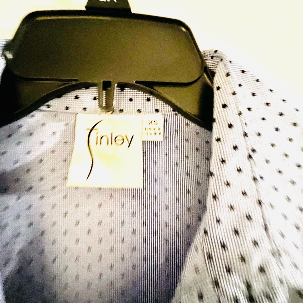 Finley Double Sided Button Down Collard Shirt Wit… - image 6